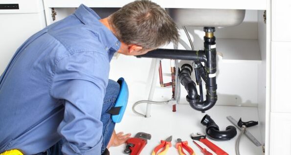 Strittmatter plumber fixing plumbing sink