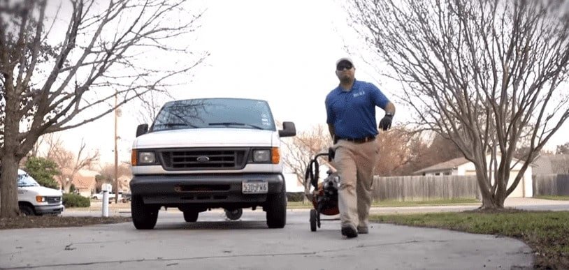 Strittmatter Plumbing Technician on his way